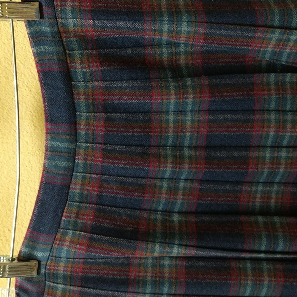 Damaged Pendleton Wool Pleated Skirt